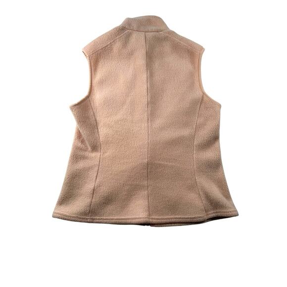 Patagonia Synchilla Fleece Vest Womens Size Medium Full Zip Light Pink Sweater - Picture 2 of 6